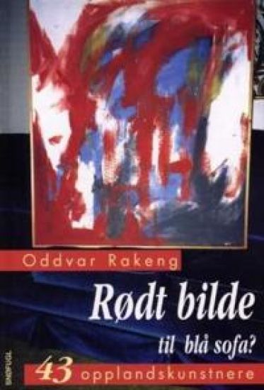 Rødt bilde til blå sofa?
