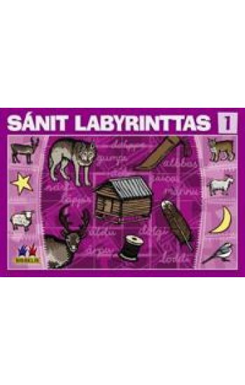 Sánit labyrinttas 1. Spill med 6 brett, 6 terninger og 24 flyttebrikker. 2-4 deltakere