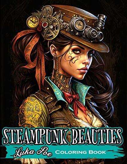 Coloring Book for Adults Steampunk