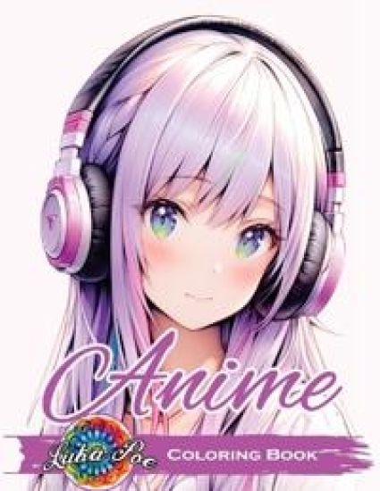 Anime Coloring Book for Adults