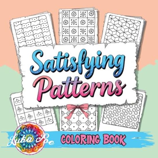 Satisfying Patterns Coloring Book