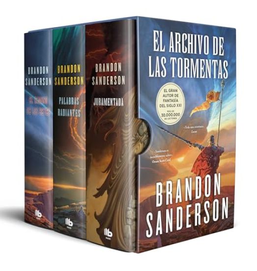 Estuche Archivo de Las Tormentas / The Stormlight Archive Boxed Set: (The Way of Kings, Words of Radiance, Oathbringer)