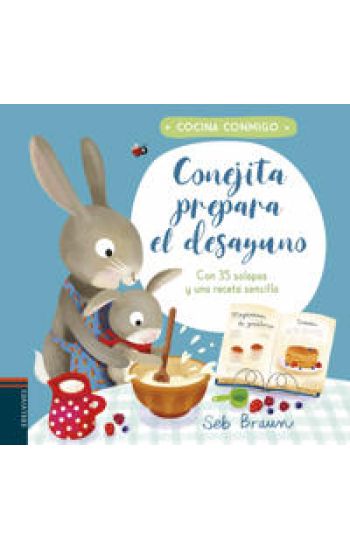 Conejita prepara el desayuno