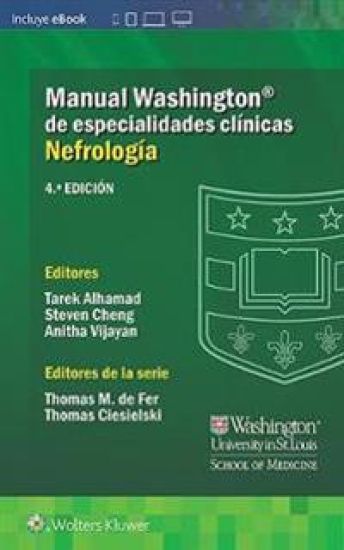 Manual Washington de especialidades clínicas. Nefrología