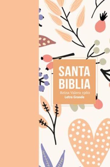 Biblia Rvr 1960 Letra Grande Tamaño Manual Símil Piel Naranja Claro(bible Rvr 1960 Large Print Handsize Leatherlike Light Orange (Spanish Edition)
