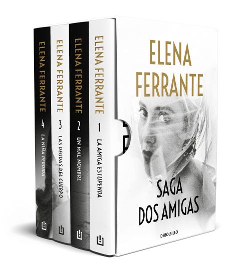 Estuche Saga DOS Amigas (La Amiga Estupenda / Un Mal Nombre / Las Deudas del Cuerpo / La Niña Perdida) / Neapolitan Novels Saga. Boxed Set