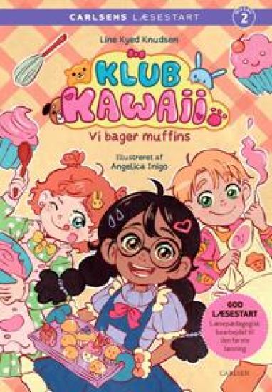 Carlsens Læsestart: Klub Kawaii - Vi bager muffins