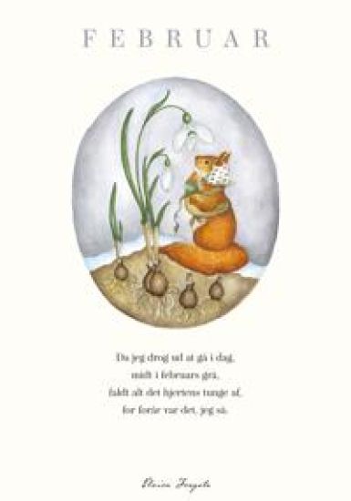 Februar– Året plakat