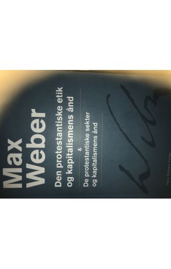 Den protestantiske etik og kapitalismens ånd