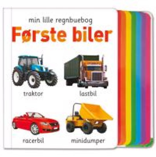 Kansikuva: Min lille regnbuebog - Første biler