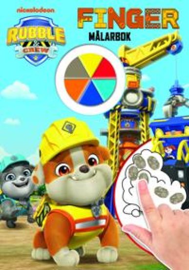 Måla med fingerfärg - Rubble & crew