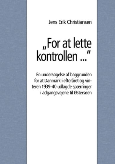 "For at lette kontrollen ..."