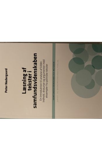 Læsning af tekster i samfundsvidenskaben