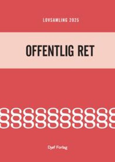 Lovsamling 2025 - Offentlig ret