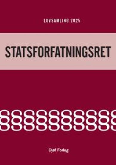 Lovsamling - Statsforfatningsret
