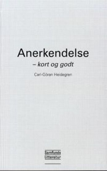 Anerkendelse