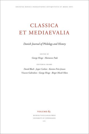 Classica et Mediaevalia Volume 63