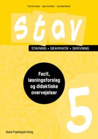 STAV 5 - Facit, løsningsforslag og didaktiske overvejelser