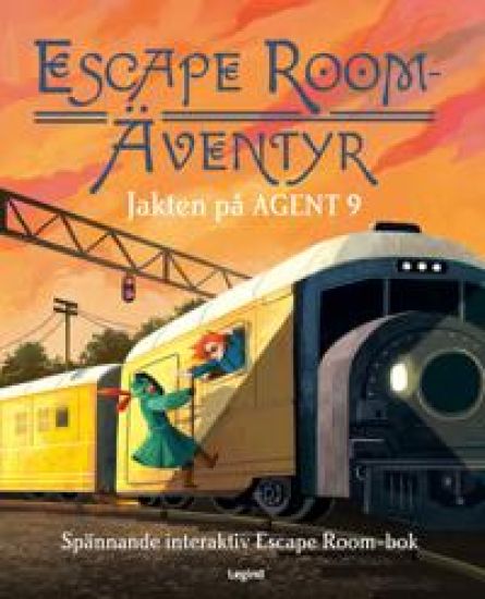 Jakten på Agent 9 : spännande interaktiv Escape Room-bok