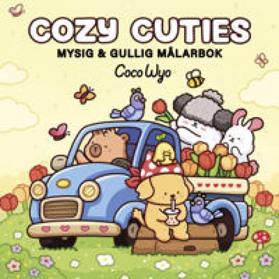 Cozy Cuties : mysig och gullig Coco Wyo målarbok