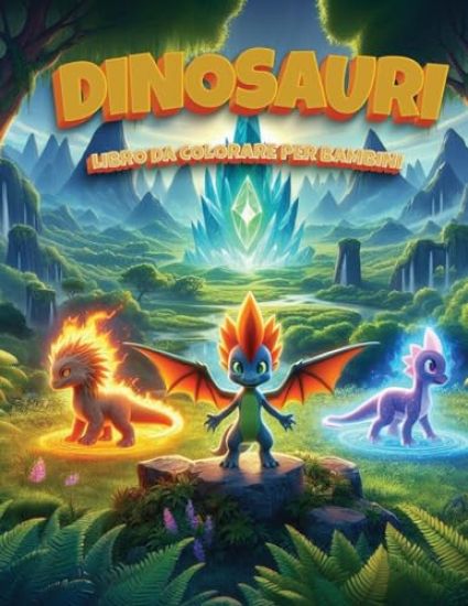 Dinosauri - Libro da colorare per bambini