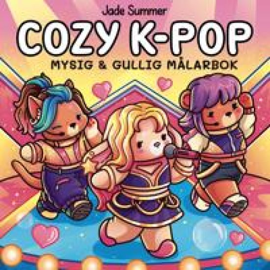Cozy K-POP : Mysig och gullig Cozy Coloring målarbok från Jade Summer