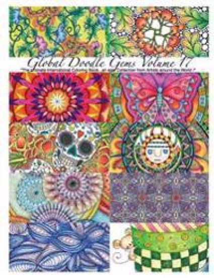 "Global Doodle Gems" Volume 17: "The Ultimate Coloring Book...an Epic Collection from Artists around the World!