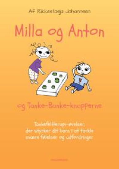 Milla & Anton og TankeBanke-knapperne