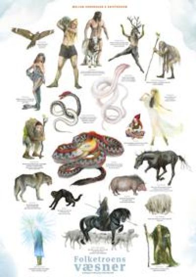 Mellem hedenskab & kristendom - Folketroens væsner: Plakat