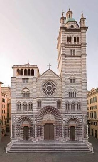 The Cathedral of St. Lawrence in Genoa