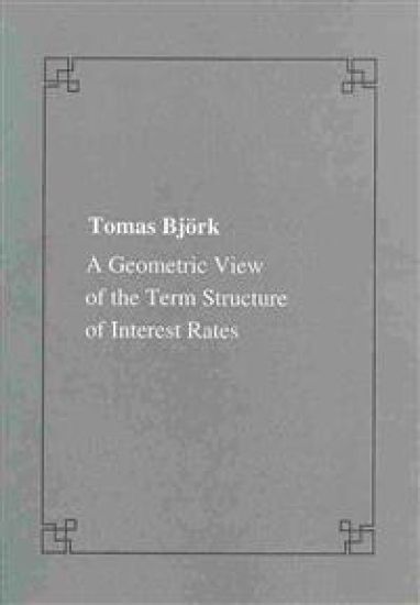 A geometric view of the term structure of interest rates