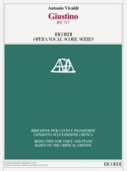 Giustino - Edizione critica di Reinhard Strom - Riduzione per canto e pianoforte
