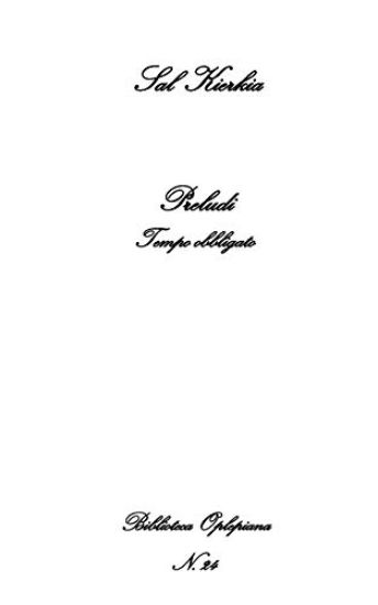 Preludi: Tempo obbligato