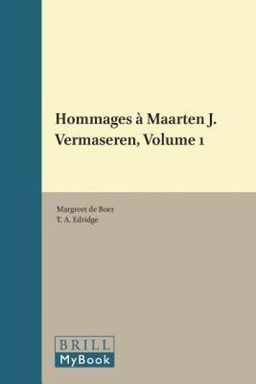 Hommages à Maarten J. Vermaseren, Volume 1