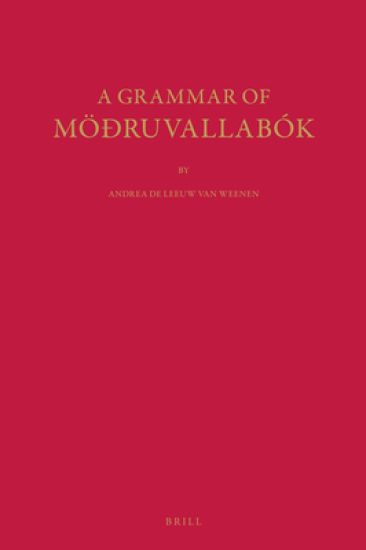 A Grammar of Möðruvallabók