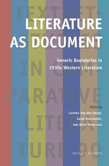 Kansikuva: Literature as Document