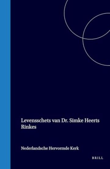 Levensschets Van Dr. Simke Heerts Rinkes