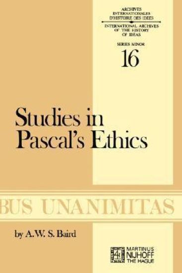 Studies in Pascal’s Ethics