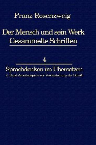 Franz Rosenzweig Sprachdenken