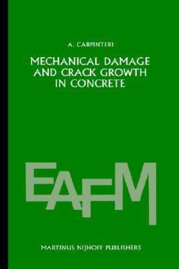 Mechanical damage and crack growth in concrete
