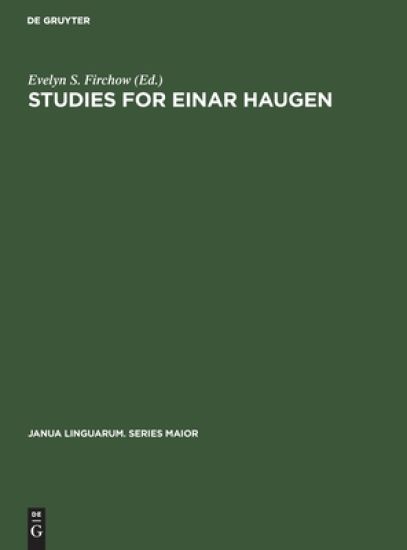 Studies for Einar Haugen