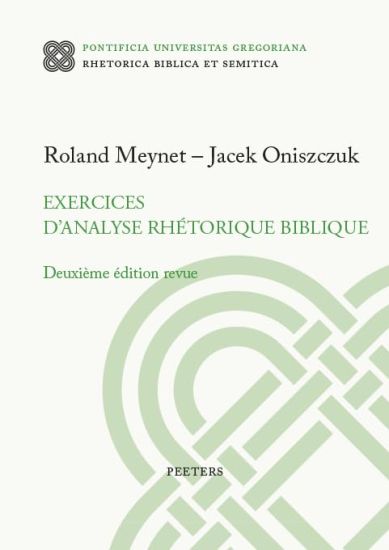 Exercices d'analyse rhétorique biblique