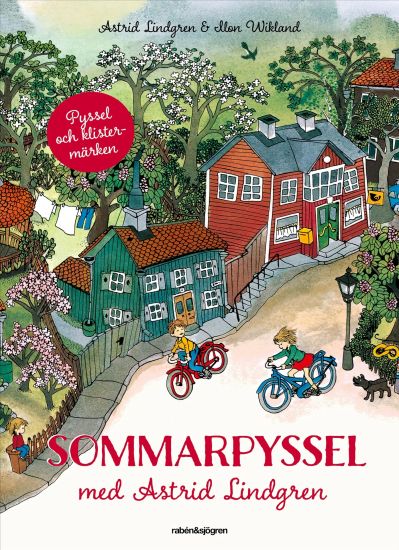 Sommarpyssel med Astrid Lindgren : med klistermärken