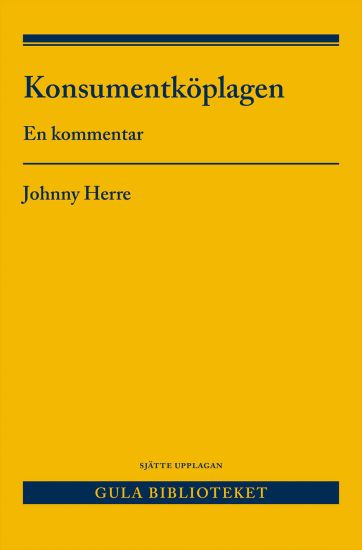 Konsumentköplagen : En kommentar