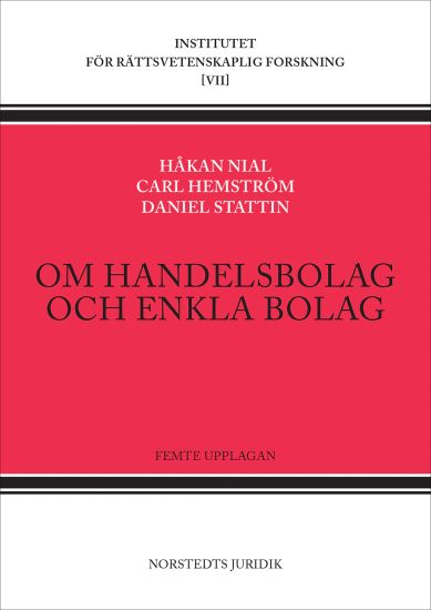 Om handelsbolag och enkla bolag