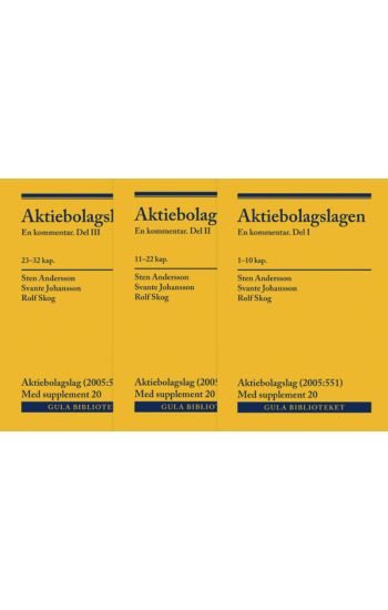 Aktiebolagslagen, del I-III : En kommentar