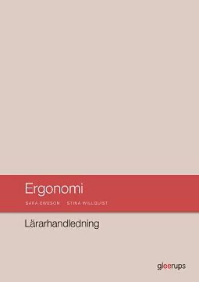 Ergonomi, lärarhandledning