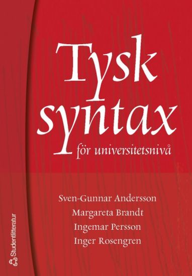 Tysk syntax för universitetsnivå