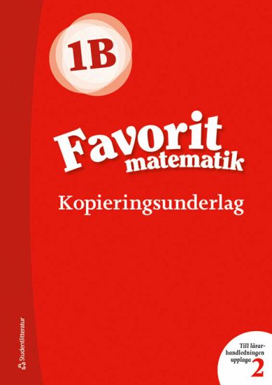 Favorit matematik 1B, Kopieringsunderlag