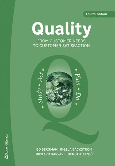 Kansikuva: Quality from Customer Needs to Customer Satisfaction